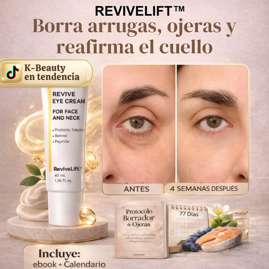 ReviveLift™ —Borardor de ojeras y arrugas + cuello efecto lift