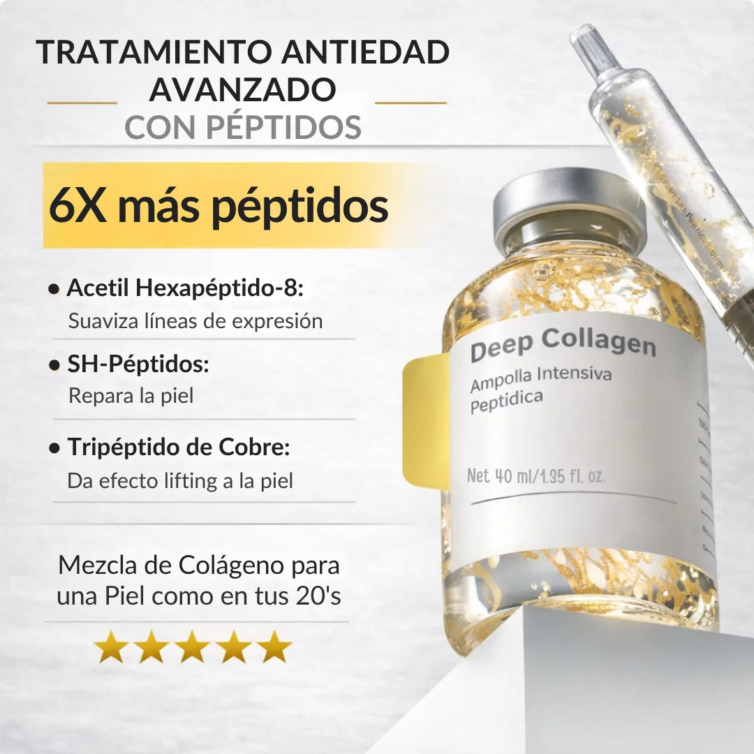 Deep Collagen | Tu "Bótox" Natural Coreano. Tensa y rejuvenece sin agujas.