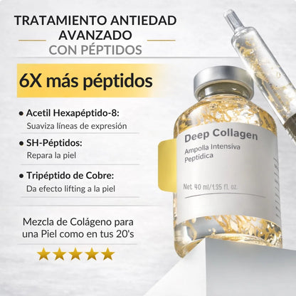Deep Collagen | Tu "Bótox" Natural Coreano. Tensa y rejuvenece sin agujas.