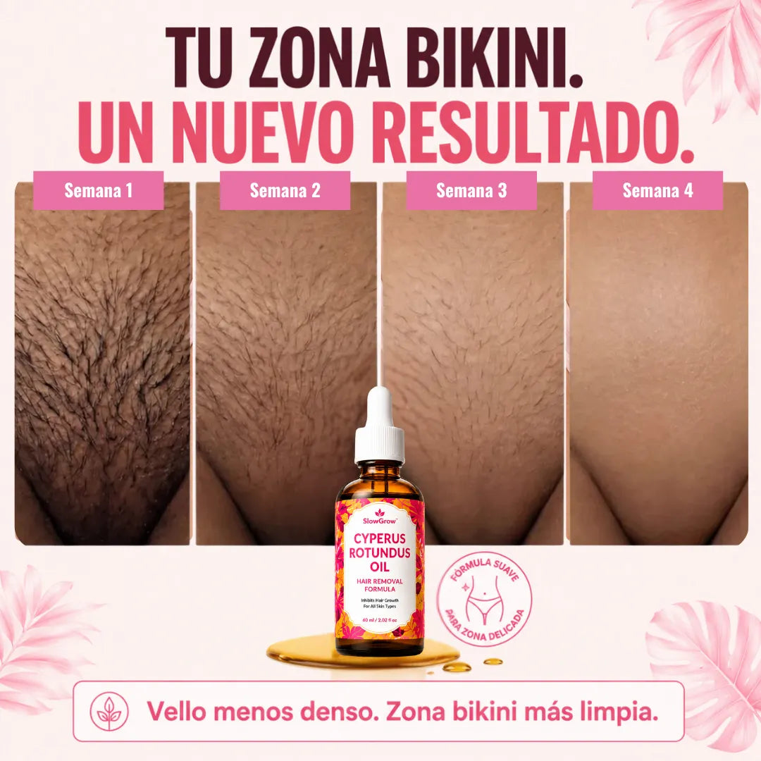 SlowGrow™ — Aceite Para Reducir el Vello