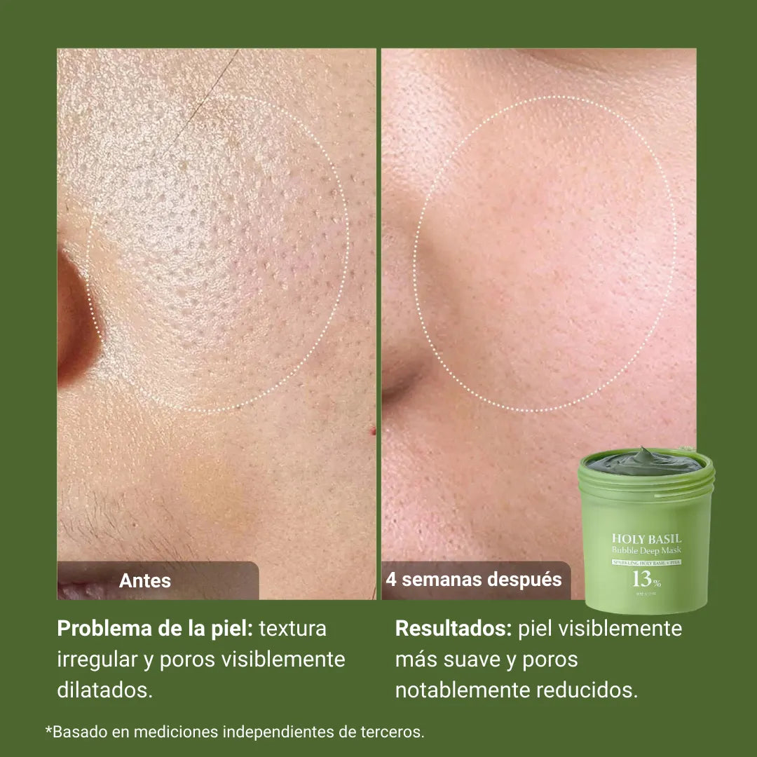 Mascarilla coreana para puntos negros — sin irritar piel sensible
