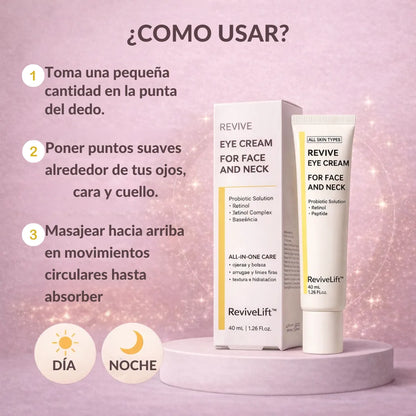 ReviveLift™ —Borardor de ojeras y arrugas + cuello efecto lift