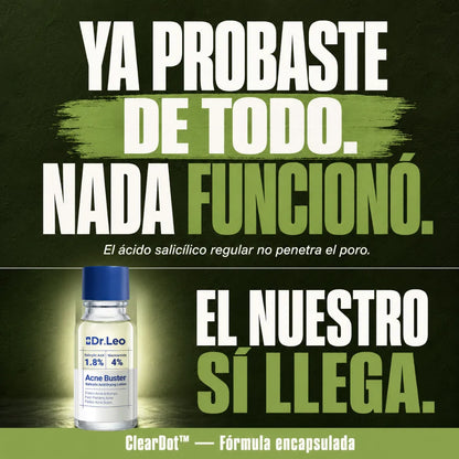 ClearDot™ — Borra el Brote Mientras. Piel Limpia en 24 Horas