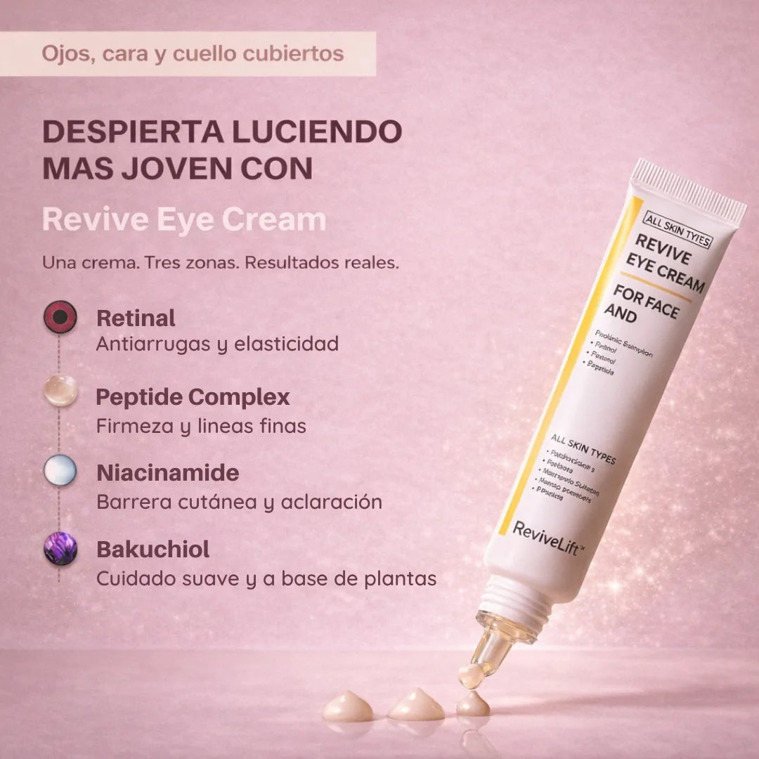 ReviveLift™ —Borardor de ojeras y arrugas + cuello efecto lift