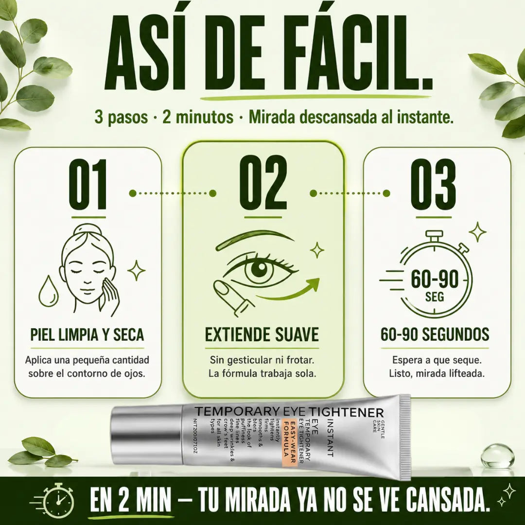 InstantLift™ | Efecto tensor para ojeras y bolsas en 5 minuto