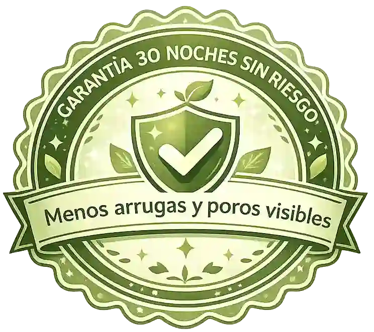 Menos arrugas y poros visibles en 30 noches