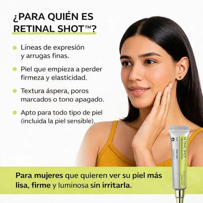 Retinal Shot – La fórmula nocturna para arrugas y poros marcados