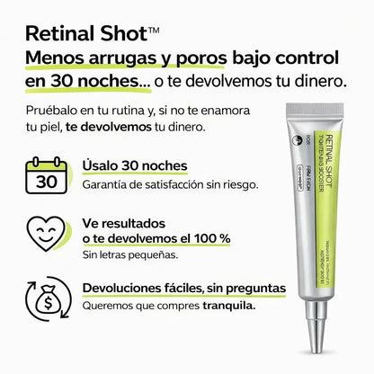 Retinal Shot – La fórmula nocturna para arrugas y poros marcados