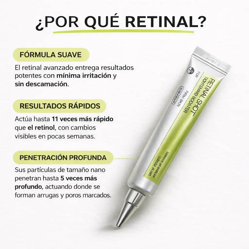 Retinal Shot – La fórmula nocturna para arrugas y poros marcados