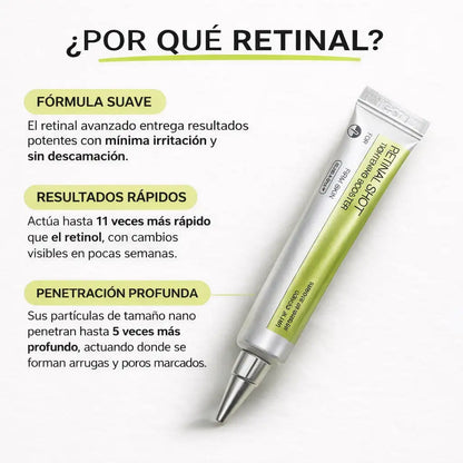 Retinal Shot – La fórmula nocturna para arrugas y poros marcados