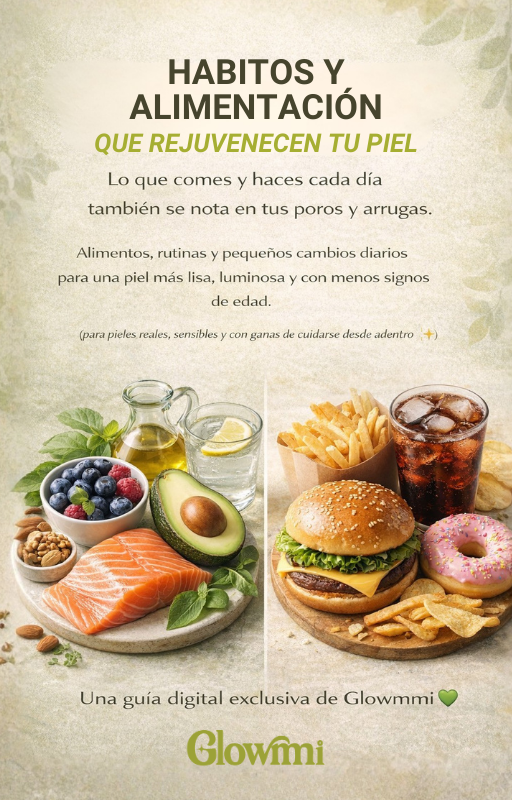 Hábitos y alimentación que rejuvenecen tu piel