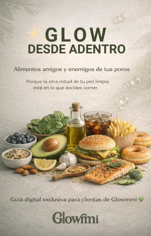 Glow desde Adentro: Alimentos amigos y enemigos de tus poros