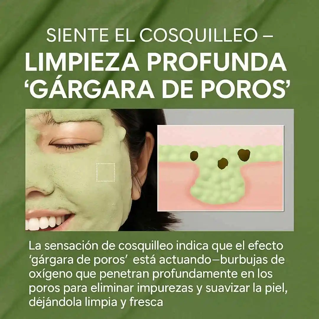 Mascarilla coreana para puntos negros — sin irritar piel sensible