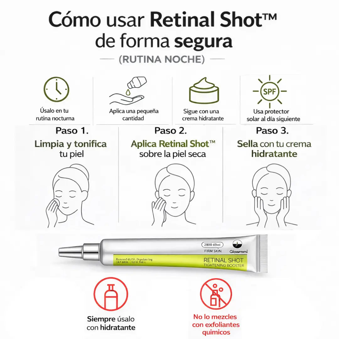 Retinal Shot – La fórmula nocturna para arrugas y poros marcados